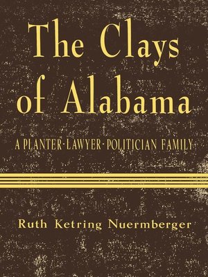 cover image of The Clays of Alabama